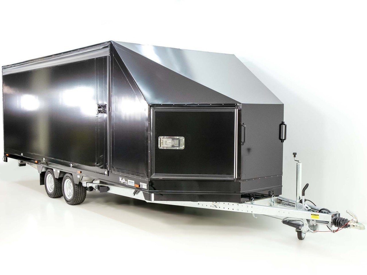 Moetefindt Reboque para transporte de coches Lona FTP235 235×550 3,5t H:180cm-Luz de marcha-atrás-Câmara de marcha-atrás--Novo - Image 2