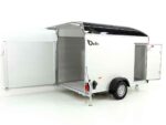 Debon Reboque fechado C400 164x315cm H:200cm 1,3t, Alu, Polybug, Porta, preto-Novo