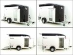 Debon Reboque fechado C400 164x315cm H:200cm 1,3t, Alu, Polybug, Porta, preto-Novo - Image 6