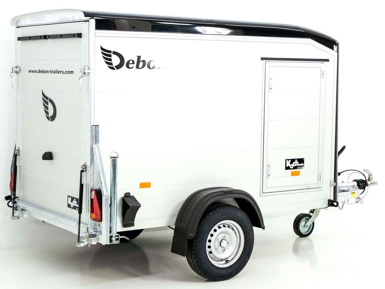 Debon Reboque fechado Roadster Alu 255 125x255cm H:156cm, preto-Novo - Image 5