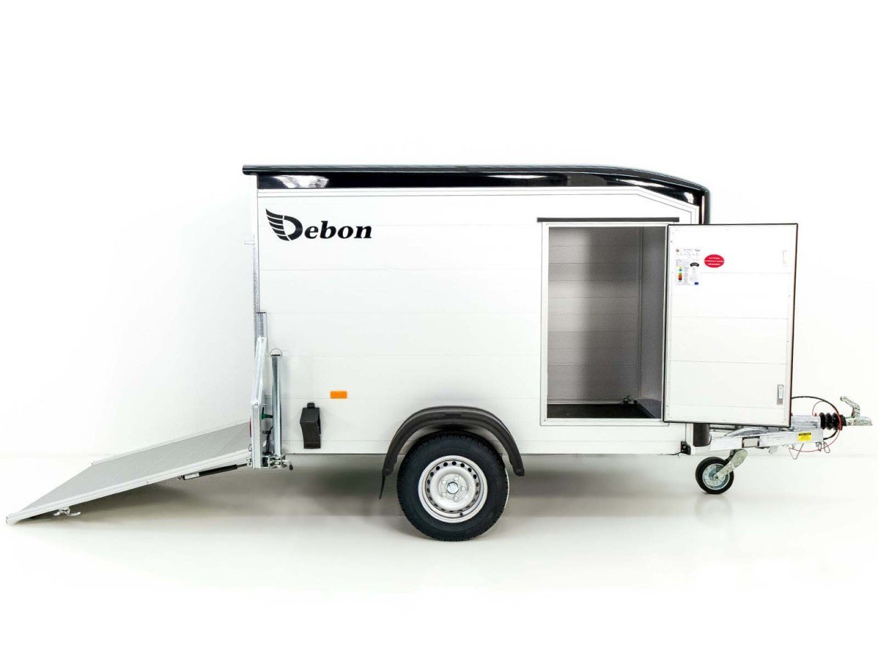 Debon Reboque fechado Roadster Alu 255 125x255cm H:156cm, preto-Novo - Image 7