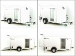 Debon Reboque fechado C400 164x315cm H:200cm 1,3t, Alu, Polybug, Porta, branco-Novo - Image 6