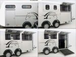 Cheval Liberté Reboque para cavalos Maxi 4, 4 Cavalos, Pullman-Trem de rodagem, 100km/h, branco-Novo - Image 8