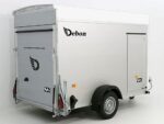 Debon Reboque fechado C300 148x295cm H:190cm 1,3t, Alu, Polybug, Porta, branco-Novo - Image 9