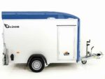 Debon Reboque fechado C400 164x315cm H:200cm 1,3t, Alu, Polybug, Porta, azul-Novo - Image 4