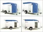 Debon Reboque fechado C400 164x315cm H:200cm 1,3t, Alu, Polybug, Porta, azul-Novo - Image 6