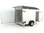 Debon Reboque fechado C400 164x315cm H:200cm 1,3t, Alu, Polybug, Porta, gris-Novo