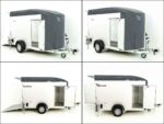 Debon Reboque fechado C400 164x315cm H:200cm 1,3t, Alu, Polybug, Porta, gris-Novo - Image 6