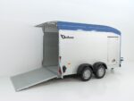 Debon Reboque fechado Roadster Alu C700 179×378 H201 2,6t, Alu, Polybug, Porta, azul-Novo