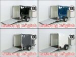 Debon Reboque fechado Cargo 1300 Vollpoly 150x290cm H:160cm, Porta-Novo