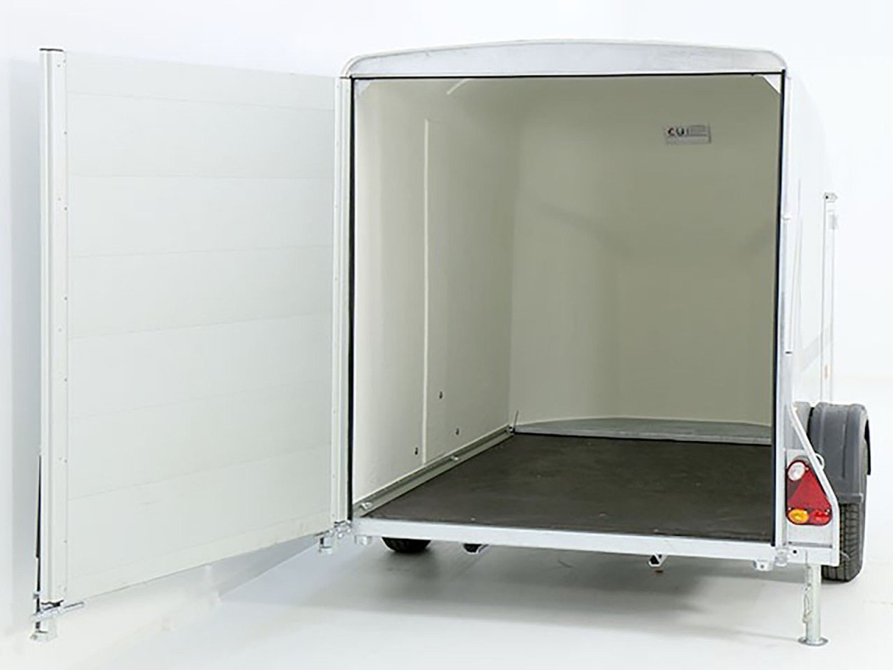 Debon Reboque fechado Cargo 1300 Vollpoly 150x290cm H:160cm, Porta-Novo - Image 3