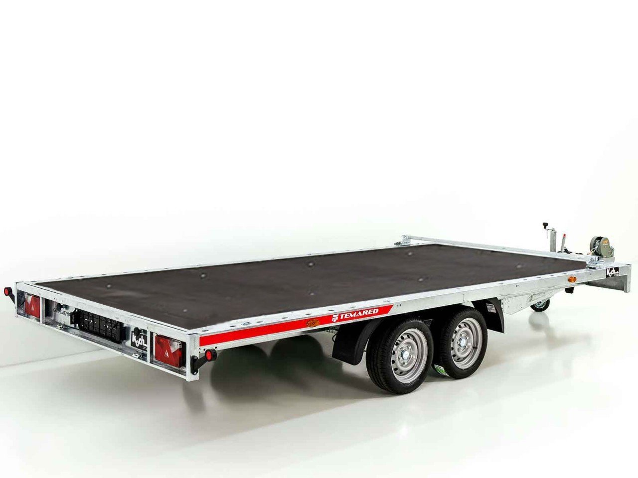 Temared Reboque porta-veículos CARLU 4521-S 215x450cm 3,5t-Novo - Image 3