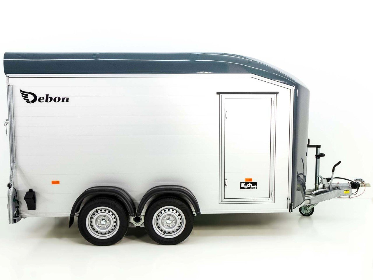 Debon Reboque fechado Roadster C700 179×378 Altura:201cm 2,6t, Alu, Polybug, Porta, gris-Novo - Image 3