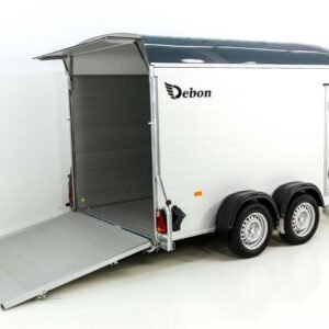 Debon Reboque fechado Roadster C700 179×378 Altura:201cm 2,6t, Alu, Polybug, Porta, gris-Novo