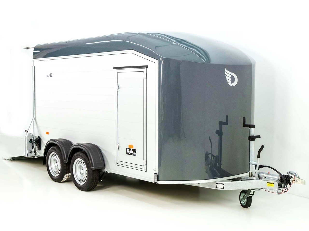 Debon Reboque fechado Roadster C700 179×378 Altura:201cm 2,6t, Alu, Polybug, Porta, gris-Novo - Image 7