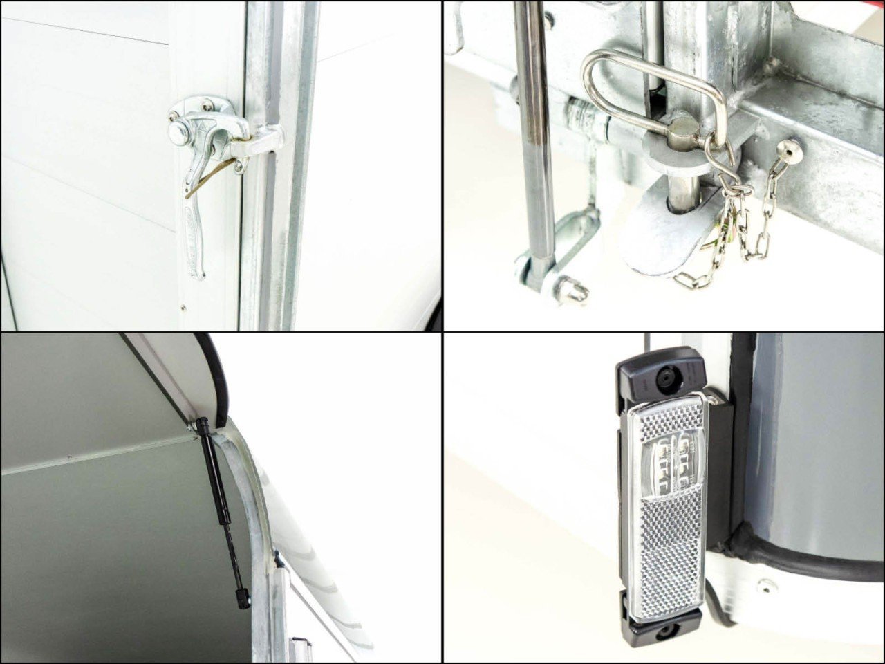 Debon Reboque fechado Roadster C700 179×378 Altura:201cm 2,6t, Alu, Polybug, Porta, gris-Novo - Image 11