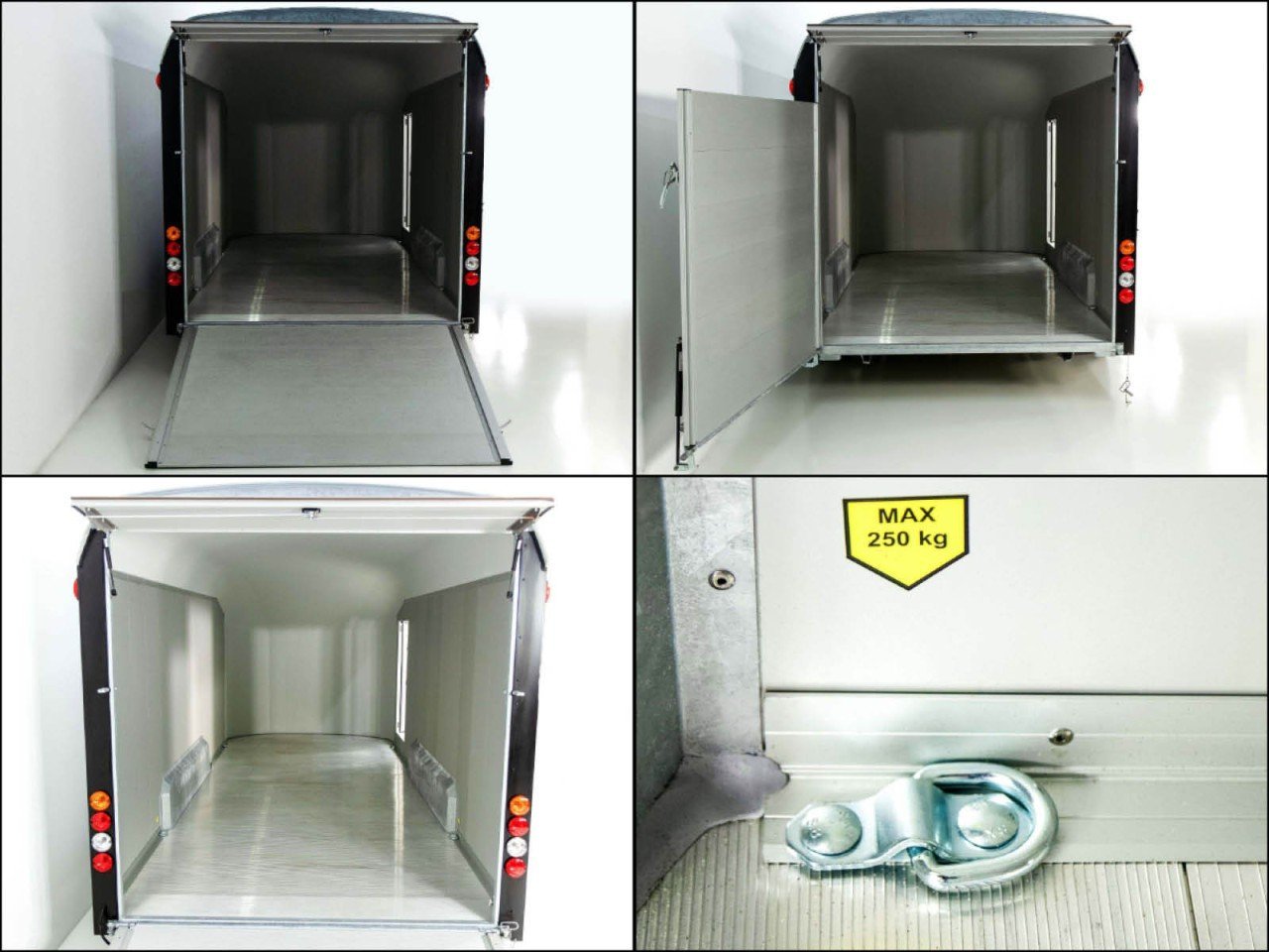 Debon Reboque fechado Roadster Alu C900 202x495x200cm 3,5t gris-Novo - Image 11