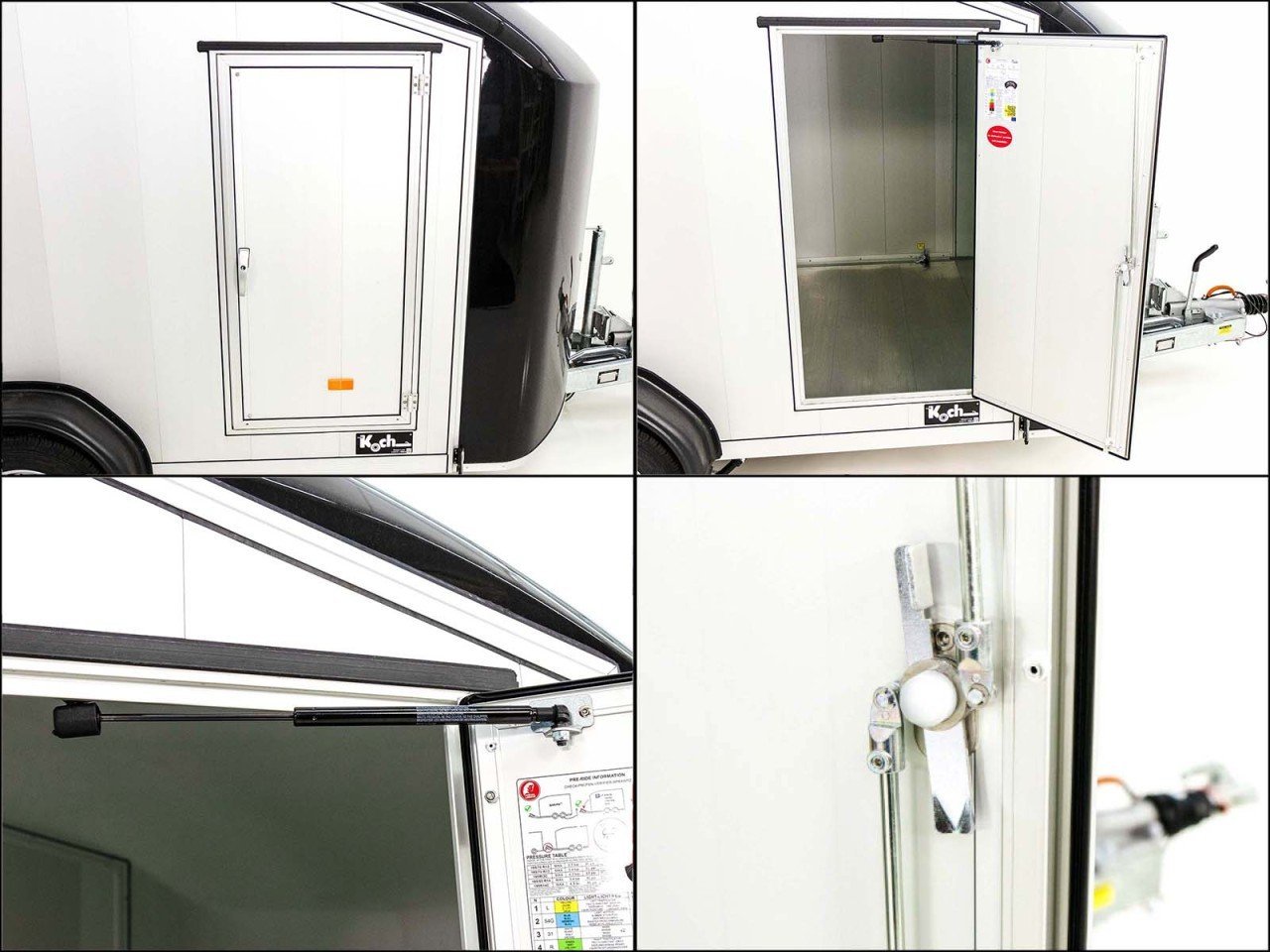 Debon Reboque fechado Roadster Alu C900 202x495x200cm 3,5t preto-Novo - Image 12