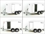 Debon Reboque fechado C500 Sandwich 164x300cm H:200cm 2,0t-Alu-Polybug-Porta-branco-Novo - Image 11