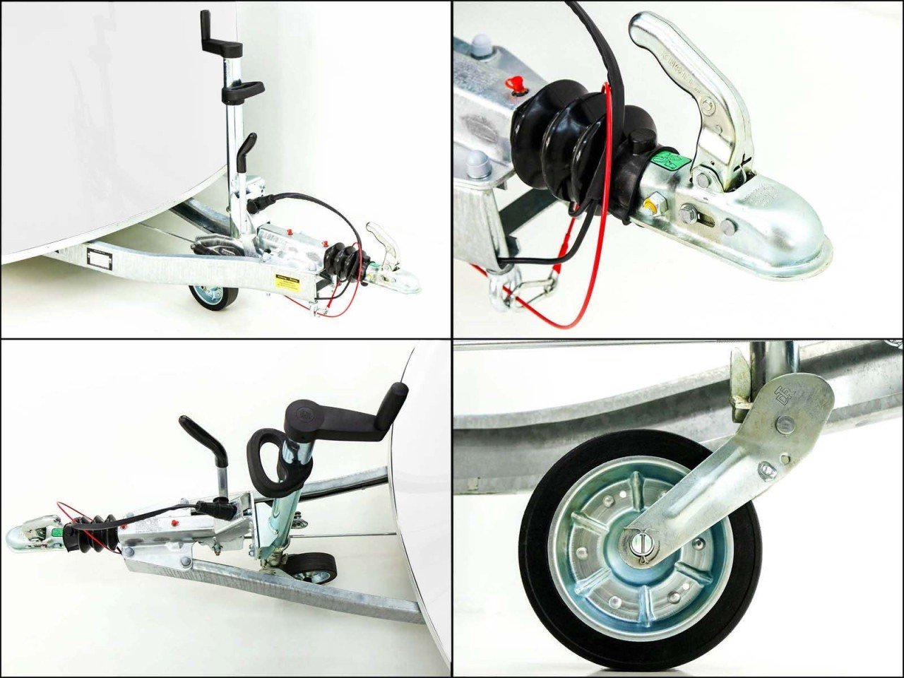 Debon Reboque fechado C500 Sandwich 164x300cm H:200cm 2,0t-Alu-Polybug-Porta-branco-Novo - Image 15