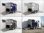 Ifor Williams Reboque para cavalos HB511-Portones traseros-Combinación de puertas-Novo