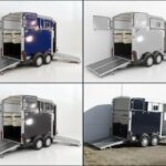 Ifor Williams Reboque para cavalos HB511-Portones traseros-Combinación de puertas-Novo