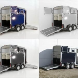 Ifor Williams Reboque para cavalos HB511-Portones traseros-Combinación de puertas-Novo