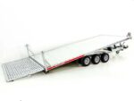 Temarad Universal Reboque 210x507cm 3,5t-Tridem-Prateadoforma de carga basculante-Novo