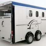 Cheval Liberté Reboque para cavalos Maxi 4, 4 Cavalos, Pullman-Trem de rodagem, 100km/h, azul-Novo