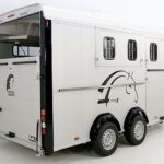 Cheval Liberté Reboque para cavalos Maxi 4, 4 Cavalos, Pullman-Trem de rodagem, 100km/h, branco-Novo