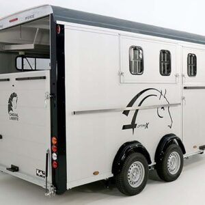 Cheval Liberté Reboque para cavalos Maxi 4, 4 Cavalos, Pullman-Trem de rodagem, 100km/h, gris-Novo