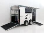Cheval Liberté Reboque para cavalos Maxi 3, 3caballos, Tren Pullmann 2, gris-Novo