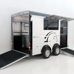 Cheval Liberté Reboque para cavalos Maxi 3, 3caballos, Tren Pullmann 2, gris-Novo