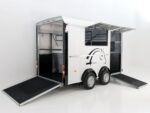 Cheval Liberté Reboque para cavalos Maxi 3, 3 Cavalos, Tren Pullmann 2, branco-Novo