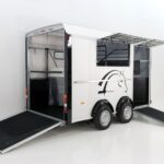 Cheval Liberté Reboque para cavalos Maxi 3, 3 Cavalos, Tren Pullmann 2, branco-Novo