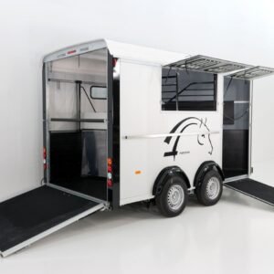 Cheval Liberté Reboque para cavalos Maxi 3, 3 Cavalos, Tren Pullmann 2, branco-Novo