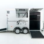 Cheval Liberté Reboque para cavalos MAXI 2, branco-Novo