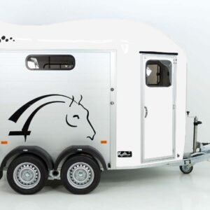 Cheval Liberté Reboque para cavalos GOLD 3, Premium, Pullman 2, Arreios, branco-Novo