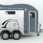 Cheval Liberté Reboque para cavalos GOLD 3, Premium, Pullman 2, Arreios, gris-Novo