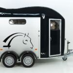Cheval Liberté Reboque para cavalos GOLD 3, Premium Pullman 2, Arreios, preto-Novo