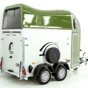 Cheval Liberté Reboque para cavalos GOLD One 1,5er, Pullman-Trem de rodagem, verde oliva-Novo