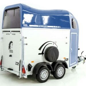 Cheval Liberté Reboque para cavalos GOLD One 1,5er, Pullman-Trem de rodagem, azul-Novo