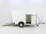 Debon Reboque fechado Cargo 1300 Vollpoly 150x290cm H:160cm, Porta, branco-Novo - Image 9