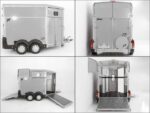 Ifor Williams Reboque para cavalos HB511-plata-Saída frontal-Novo - Image 13