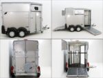 Ifor Williams Reboque para cavalos HB506-Saída frontal-Combinação de portões-plata-Novo - Image 7