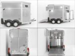 Ifor Williams Reboque para cavalos HB506-Arreios-Prateado-Novo - Image 10