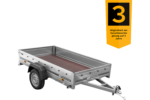 Reboque de um eixo Unitrailer Garden Trailer 230 FD 230 x 125 cm com lança rígida 750 KG-Novo - Image 5